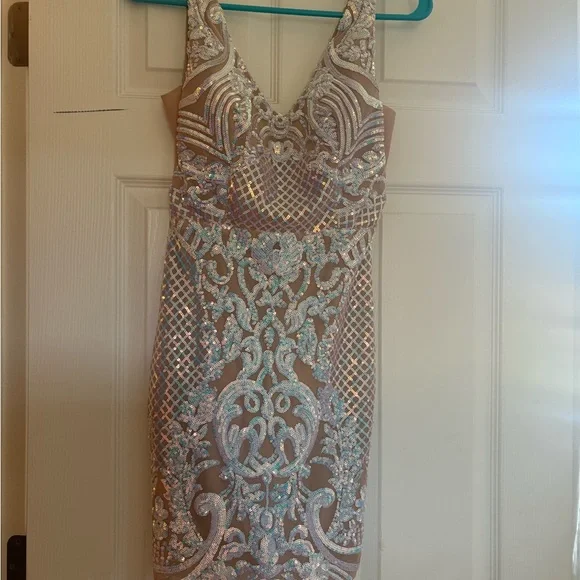 Dresses | Elegant Sequin Embellished Formal Dress | Poshmark